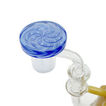 Glass Coin Spinner Channel Carb Cap