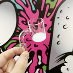 30mm Opaque Bottom Flat Top Quartz Banger