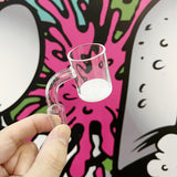 30mm Opaque Bottom Flat Top Quartz Banger