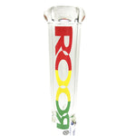 ROOR's 7mm Thick Glass Beaker Base Ice Bong Straight Cylinder Waterpipe