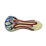 3.5Inch Thick Handmade Fumed Glass Spoon Bowl/ Hand Pipe