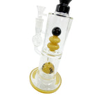 14.5" Bong Double Chamber Mushroom Perc