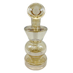 6 Inch Amber Bubble Mini Dab Rig