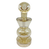 6 Inch Amber Bubble Mini Dab Rig