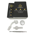 4mm Thick Quartz Banger Nail Kit 45 Degree