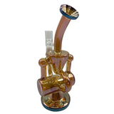 8.5'' Colored Double Hammerhead Recycler Dab Rig