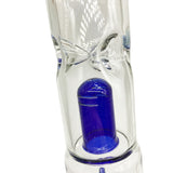 Double Chamber Glass Bongs with Coil Percolator