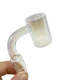 Electro Plated 25mm Quartz Banger Set Opaque Bottom