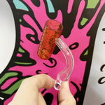 20mm Geometric Etched Quartz Banger Three Colors