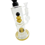 14.5" Bong Double Chamber Mushroom Perc