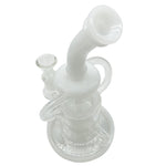 9" Concentrate Dab Rig Showerhead Klein Recycler Rig Dual Arm Bong