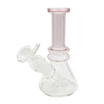 6" Color Neck Beaker Bong - with 14M Matching Bowl