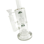 Double Stereo Matrix Percolator Glass Bong