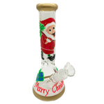UV Reactive Beaker Bong Luminous Santa Claus