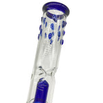 Double Chamber Glass Bongs with Coil Percolator
