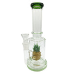 11″ Pineapple Perc Glass Bong Decorative Dab Rig 