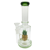 11″ Pineapple Perc Glass Bong Decorative Dab Rig 