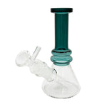 6" Color Neck Beaker Bong - with 14M Matching Bowl