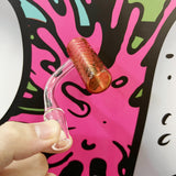 20mm Geometric Etched Quartz Banger Three Colors