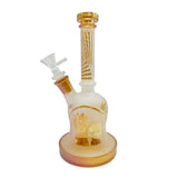 9" Rick & Morty Dab Rig w/ Sandblasted Accents