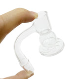 Seamless Blender Round Belly Terp Slurper Quartz Banger Set