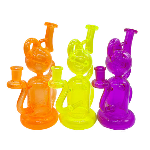 Inline Perc Dab Rig Rig Ball Shaped Recycler