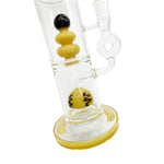 14.5" Bong Double Chamber Mushroom Perc