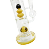 14.5" Bong Double Chamber Mushroom Perc