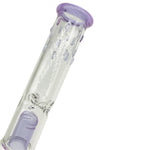Double Chamber Glass Bongs with Coil Percolator