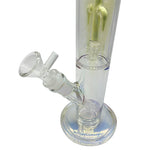Luminous Colored Straight Tube Bong With Ice Catcher