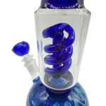11'' Coil Condenser Spiral Percolator Beaker Bong