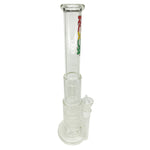 ROOR Double Honeycomb Glass Bong with 6-Arm Tree Perc