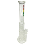 ROOR Double Honeycomb Glass Bong with 6-Arm Tree Perc