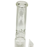 Double Chamber Glass Bongs with Honeycomb  6-Arm Tree Perc