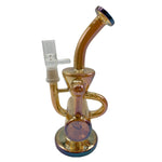 8.5'' Colored Double Hammerhead Recycler Dab Rig