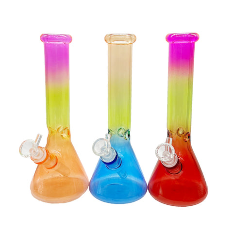 10 Inch Beaker Glass Water Pipe/ Bong Rasta