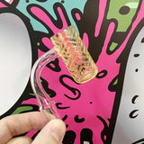 20mm Geometric Etched Quartz Banger Three Colors