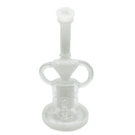 9" Concentrate Dab Rig Showerhead Klein Recycler Rig Dual Arm Bong