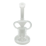 9" Concentrate Dab Rig Showerhead Klein Recycler Rig Dual Arm Bong