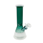 8" Mini Beaker Bong With Ice Catcher Assorted Colors