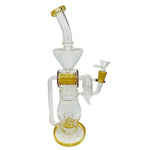 14 Inch Octopus Perc Recycler Bong/Dab rig