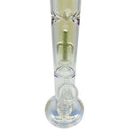 Luminous Colored Straight Tube Bong With Ice Catcher