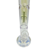 Luminous Colored Straight Tube Bong With Ice Catcher
