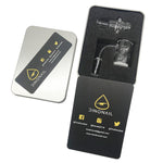 25mm Opaque Bottom Splash Guard Quartz Banger Nail Kit