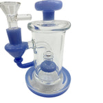 7" Mini Showerhead Perc Dab Rig Three Color