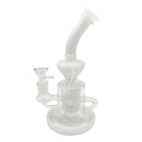 9" Concentrate Dab Rig Showerhead Klein Recycler Rig Dual Arm Bong