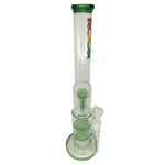 ROOR Double Honeycomb Glass Bong with 6-Arm Tree Perc