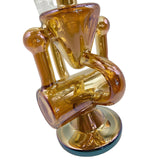 8.5'' Colored Double Hammerhead Recycler Dab Rig