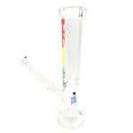 ROOR's 7mm Thick Glass Beaker Base Ice Bong Straight Cylinder Waterpipe