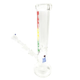 ROOR's 7mm Thick Glass Beaker Base Ice Bong Straight Cylinder Waterpipe